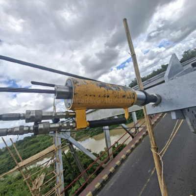 External Stressing Jembatan Way Batanghari, Lampung 1