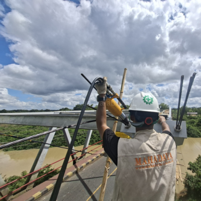 External Stressing Jembatan Way Batanghari, Lampung 2