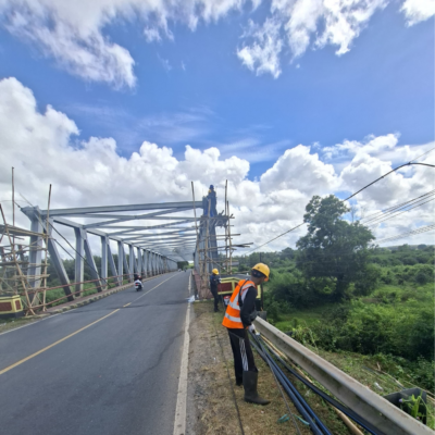 External Stressing Jembatan Way Batanghari, Lampung 3