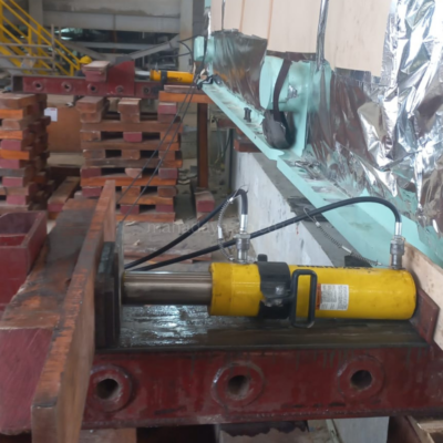 Jasa Jacking skidding generator 123T site Geothermal Salak 7-6 - Mahadaya